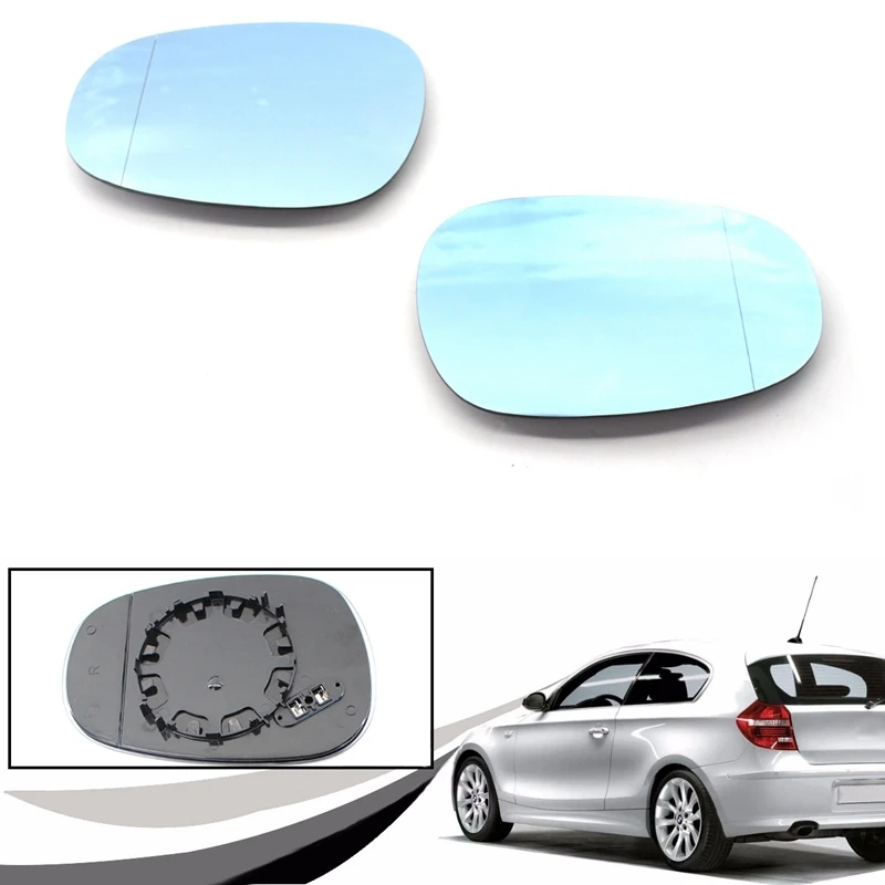 Боковое зеркало для Bmw E81 E88 E90 E91 E92 116I 2009 2012 дверное с подогревом (синее