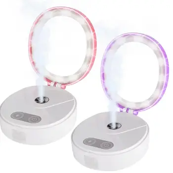 

Nano Mirror Sprayer Face Beauty Instrument USB LED Light Humidifier Cosmetic Mirror Face Humidifier