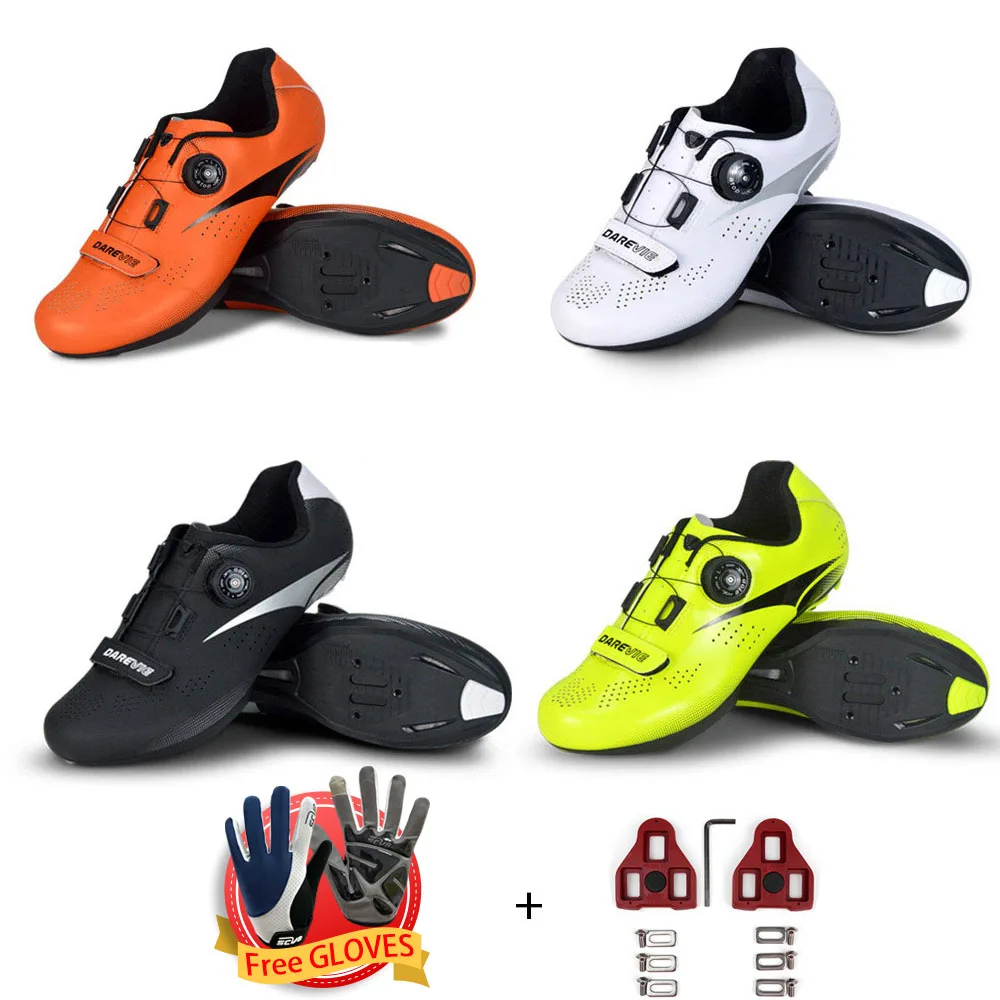 DAREVIE Road Cycling Shoes Light Pro Cycling Shoes Breathable Anti Slip Bicycle Shoes Racing High Quality Bike Shoes LOOK SPD-SL