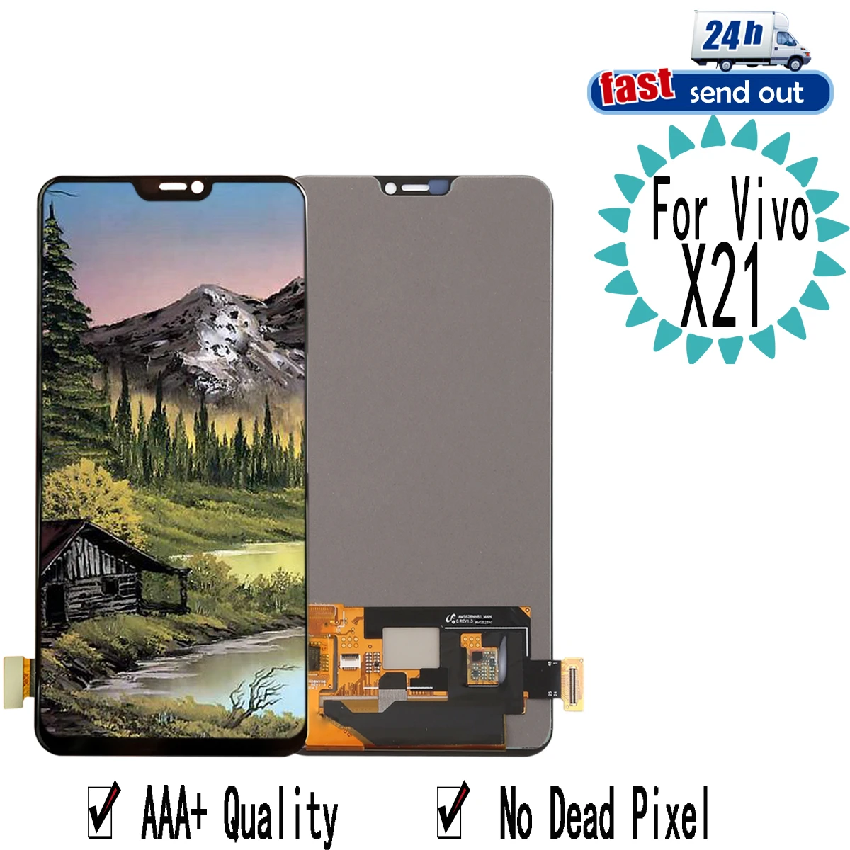 

6,28 "X21 AMOLED для Vivo X21 ЖК-дисплей кодирующий преобразователь сенсорного экрана в сборе Замена для Vivo X21