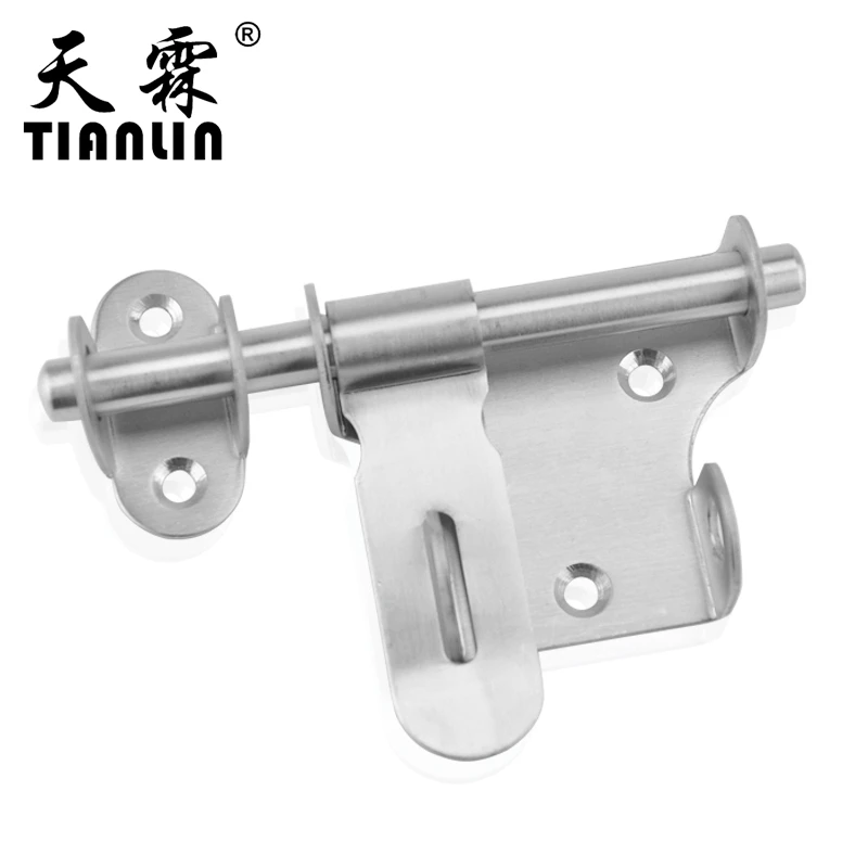 

Manufacturers Direct Selling Stainless Steel Horizontal Anti-Theft Latch Bolt Lock Padlock Lock Hasp Surface Bolt