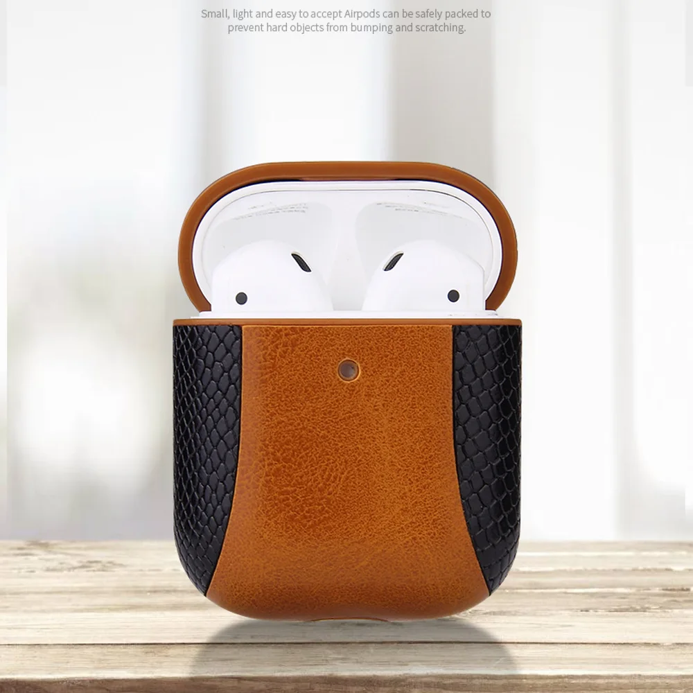 Змеиная кожа чехол для Apple AirPods 1 2 Bluetooth беспроводной защитный чехол для наушников для Air Pods Pro Чехол зарядная коробка
