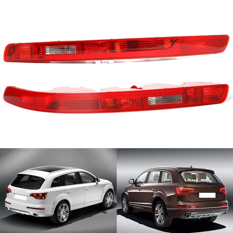 Bumper Tail Light Reverse Fog Light Lamp Rear For Drive 2006- Audi Q7