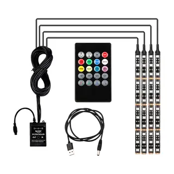 

Romantic Car Interior Light Power Car IR Remote Control Replacement 5050SMD