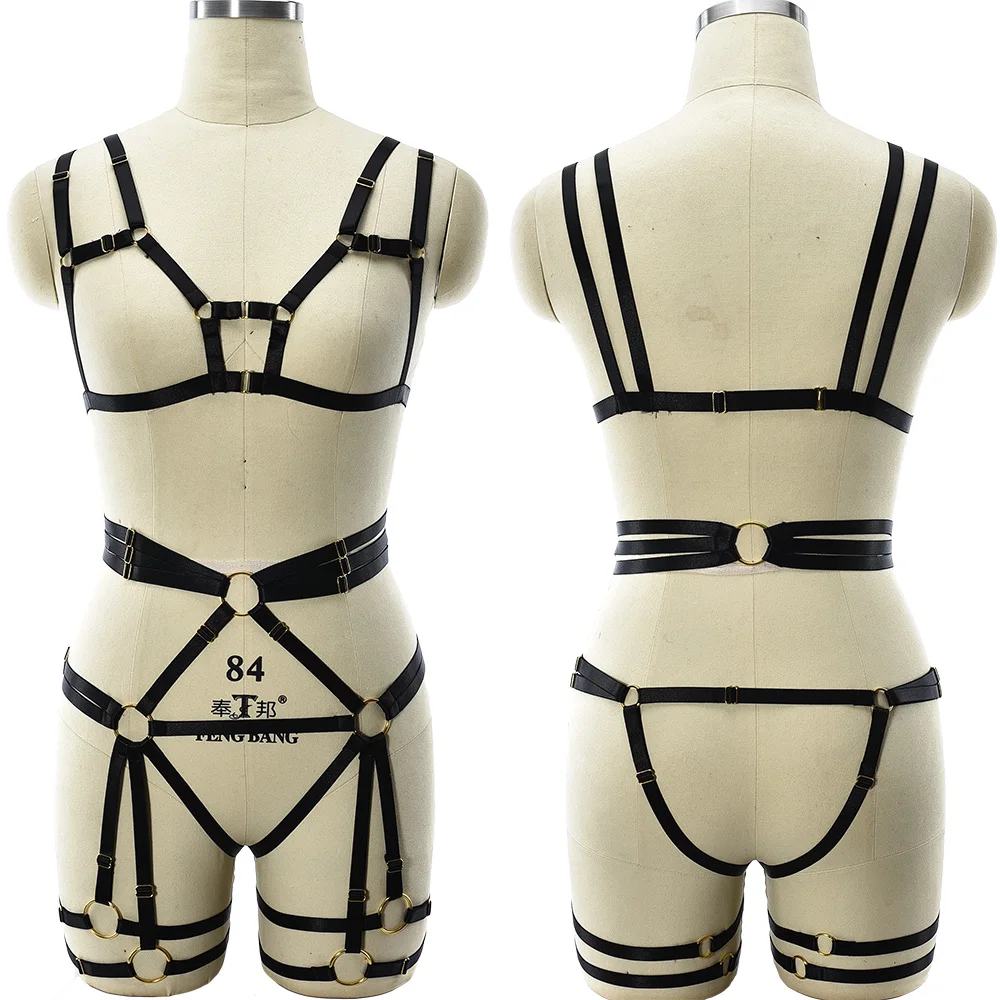 Ffnen Brust Harness Bh Sexy Dessous Set Schwarz K rper K fig Pastell 
