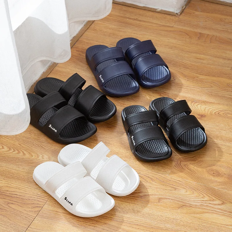 

Summer New Style Slipper Adjustable Men And Women Double Strap Eva Slippers Toe Covering Slipper Comfortable Soft Wear-Resistant