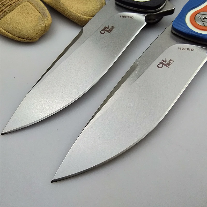 Складной нож D2 blade CH3511 тактические походные карманные ножи охотничьи выживания Флиппер G10 наружные кухонные фрукты EDC ручные инструменты
