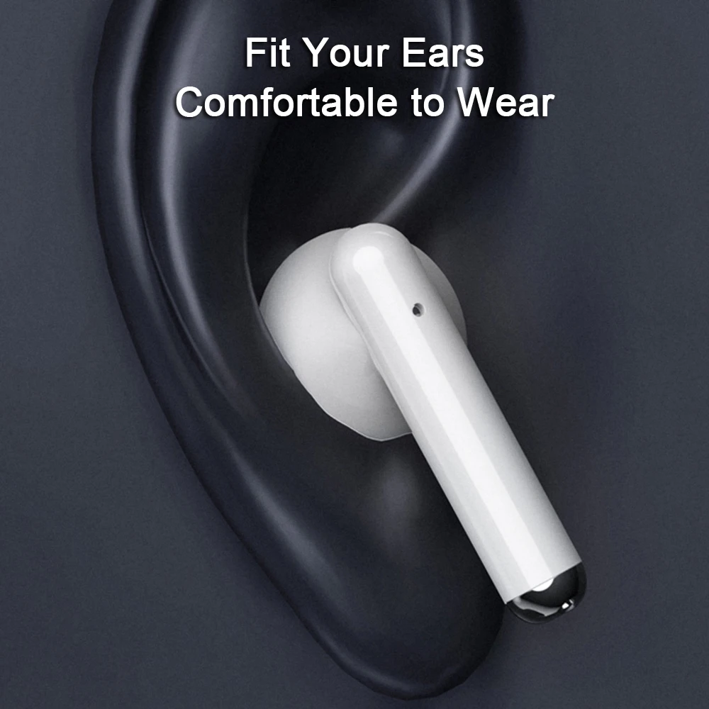 New Lenovo LP1 TWS Wireless Earbuds BT5.0 Wireless Headphones Dual Stereo Noise Reduction Bass Sport Headset with Mic 300mAh
