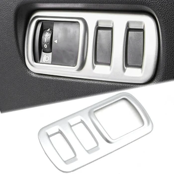 

Car Stick Styling ABS Chrome Front Head Fog Light Switch Trim Frame Lamp Panel for Renault Kadjar 2016-2019