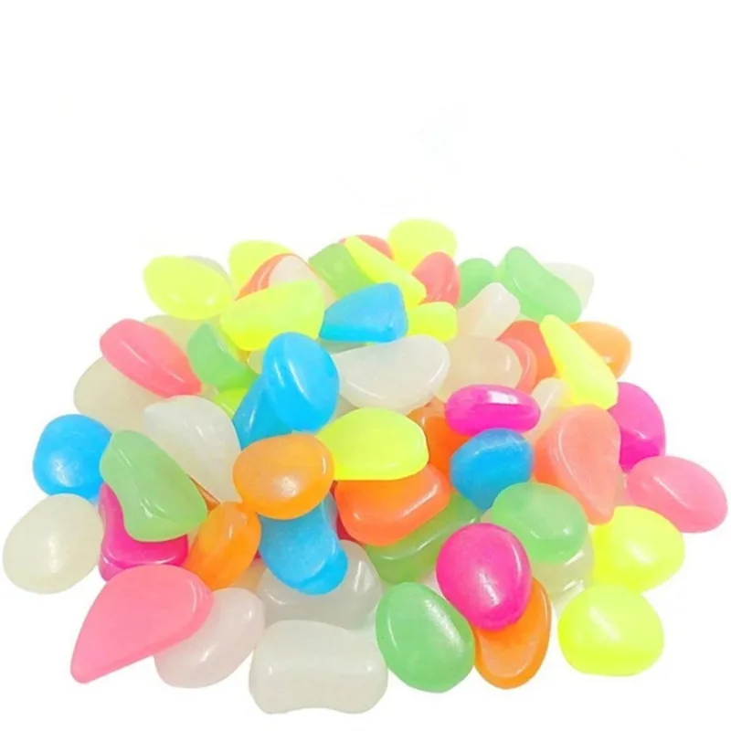 Glow in the Dark Garden Pebbles Glow Stones Rocks for Walkways Garden Path Patio Lawn Yard Decor Luminous stones 10/20Pcs glow stones