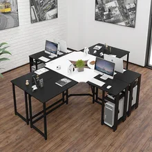 Corner desk with bookshelf computer desk desktop desk bookcase combination simple student writing desk without chair