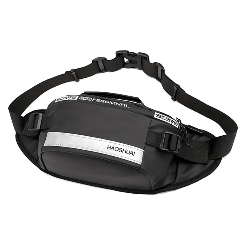 

Sports Men Shoulder Crossbody Bags For Male Running Riding Bag With Letters Mobile Phone Anti Theft Chest Bag Cycling Waist Pack