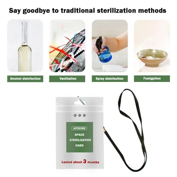 

2020 Portable Air Sterilization Card Disinfection Sterilization Lanyard Protection Card Hang On The Neck Personal Healthcare