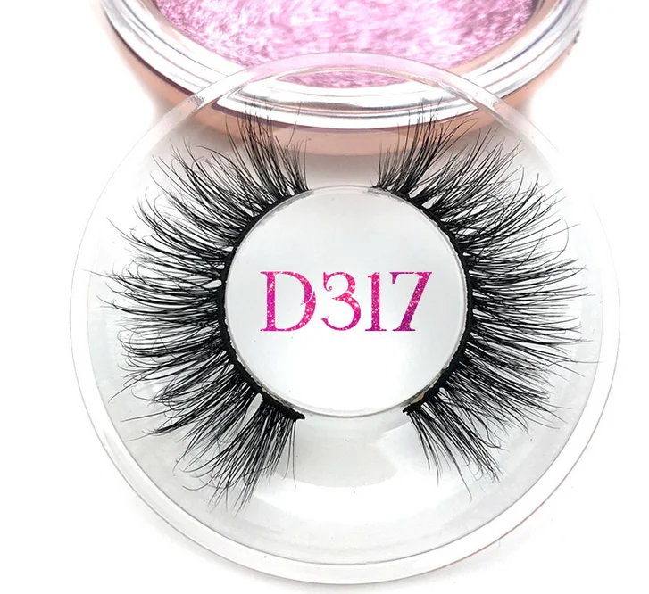 D317 Mikiwi D390, норковые ресницы, 3D, норковые ресницы, толстые, ручная работа, полная полоска, ресницы, безжалостные, роскошный макияж, драматические ресницы - Цвет: D317