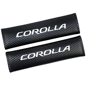 

2pcs Excellent Hot Auto seat belt sticker Car Styling Case For Toyota Corolla Accessories Car-Styling