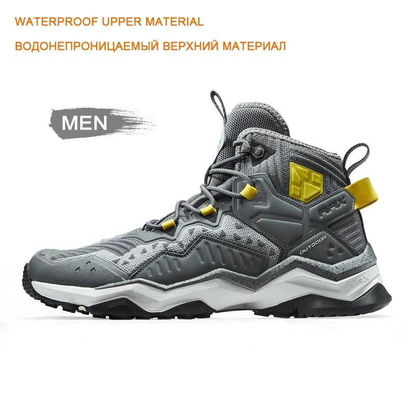 Zhonghui waterproof Rax, новинка, водонепроницаемые треккинговые ботинки, мужские дышащие Горные ботинки, уличные походные ботинки, спортивные кроссовки, тактическая обувь для мужчин и женщин - Цвет: Zhonghui waterproof