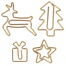 

Christmas Tree Paper Clip Gold Star Paper Clip Deer Shape Paper Clip Metal Cute Paper Clips Decorative Paperclip Paperclips