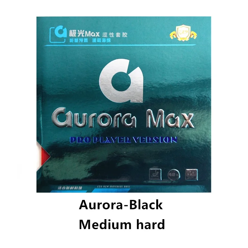 black medium hard Дружба 729 резина для настольного тенниса Aurora MAX Pro версия не липкая AGS губка для пинг-понга tenis de mesa - Цвет: black medium hard