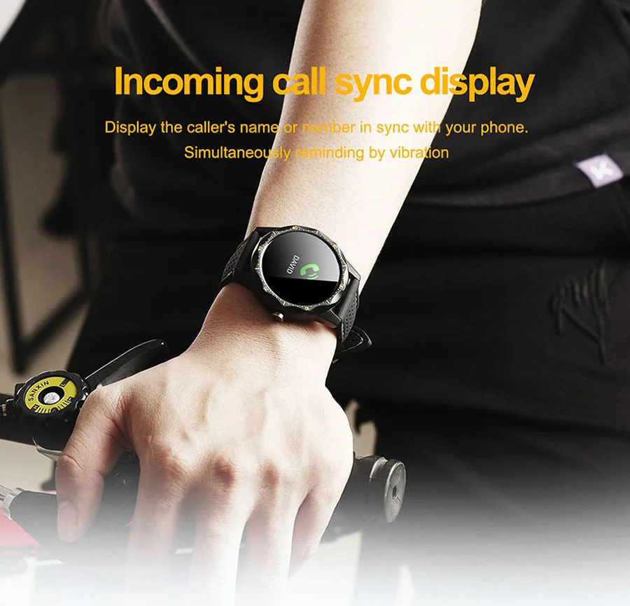 Умные спортивные часы SKY1 монитор здоровья Пульс кровяное давление данные движения IP68 водонепроницаемое Спортивное кольцо часы входящего вызова