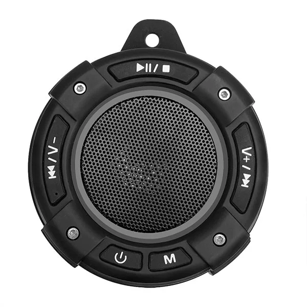 com bluetooth ipx67, à prova d'água, sem fio, com ventosa, rádio fm