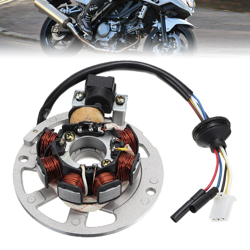 Для Apache 50cc 100cc 1 шт. статор Магнето аксессуары квадроцикл ATV 2 тактный скутер запчасти