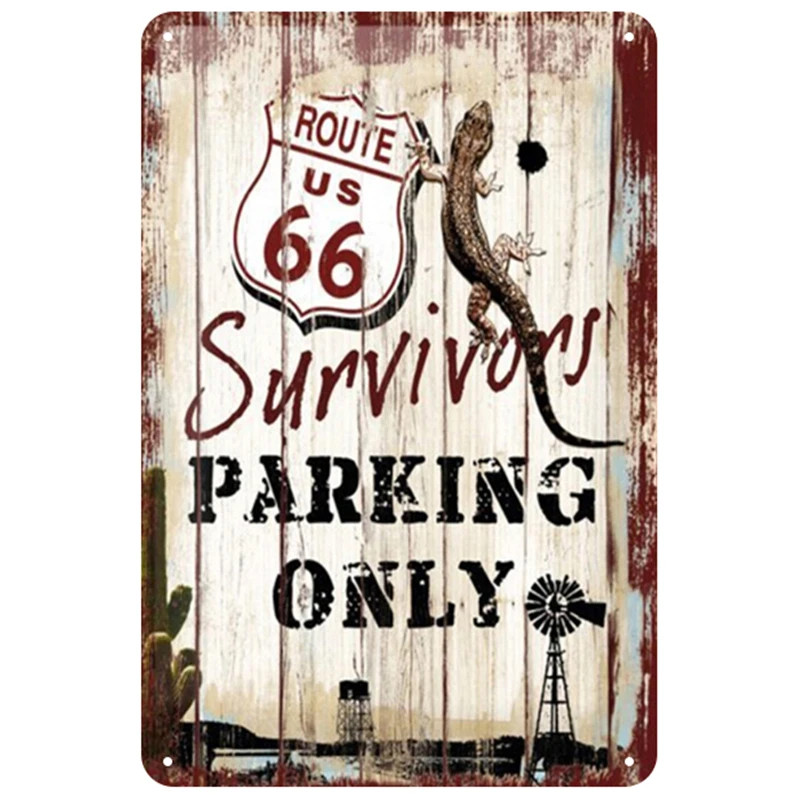 Route 66 табличка металлическая винтажная жестяная вывеска Pin Up потертый шик Декор винтажные металлические знаки украшение бара металлический плакат для паба металлическая пластина - Цвет: 13