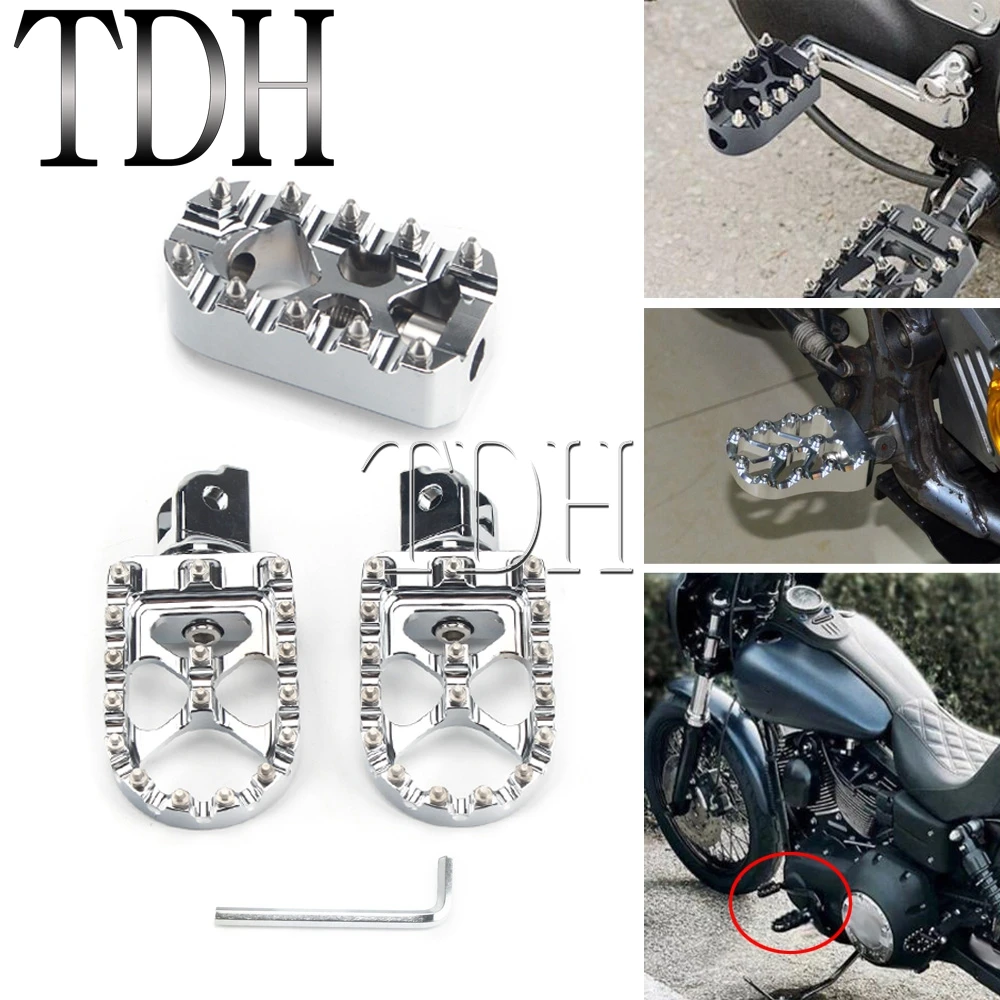 Spike Shifter Peg FootPeg CNC Aluminum for Harley Touring Softail