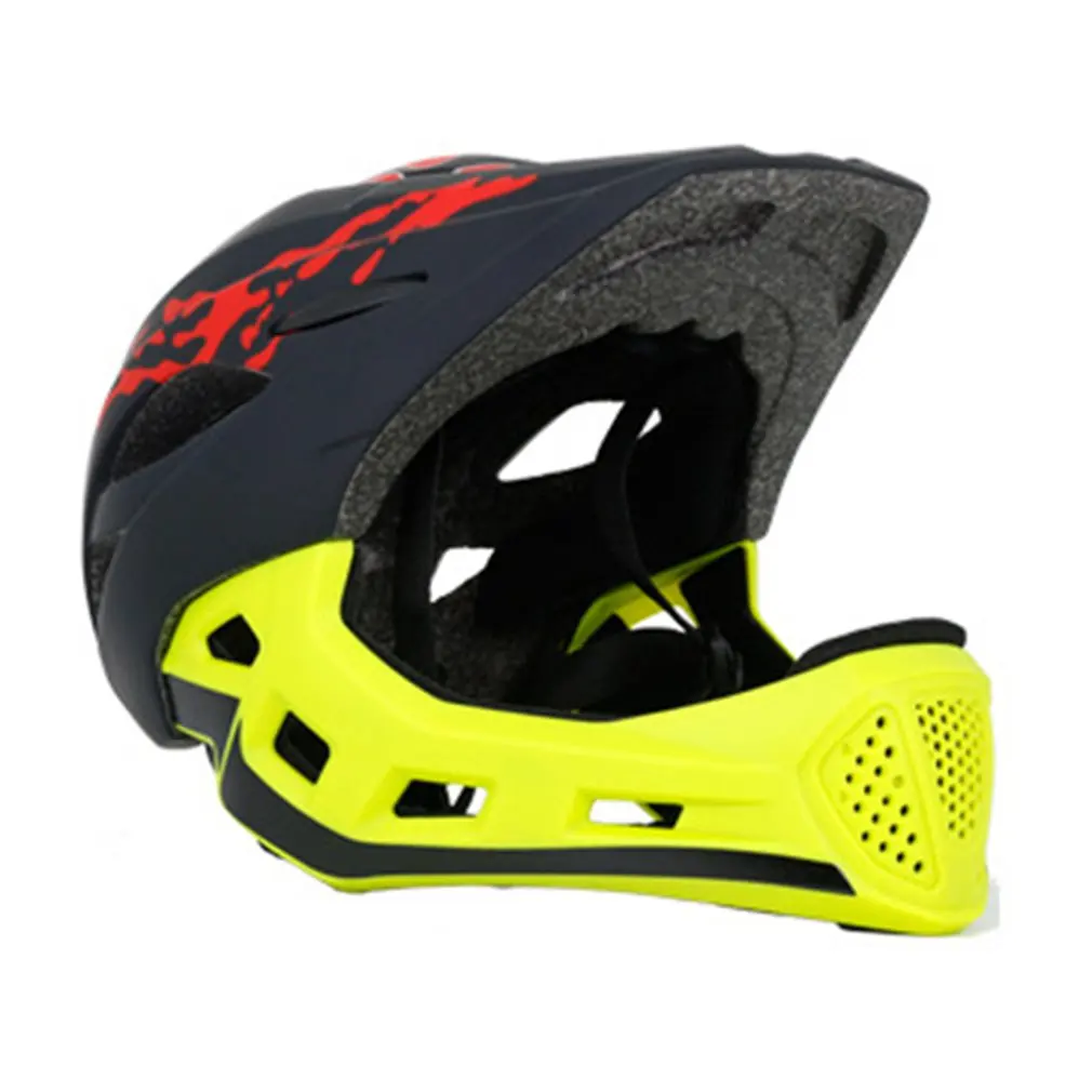 Детский мотоциклетный шлем детский съемный Полнолицевой спортивный защитный