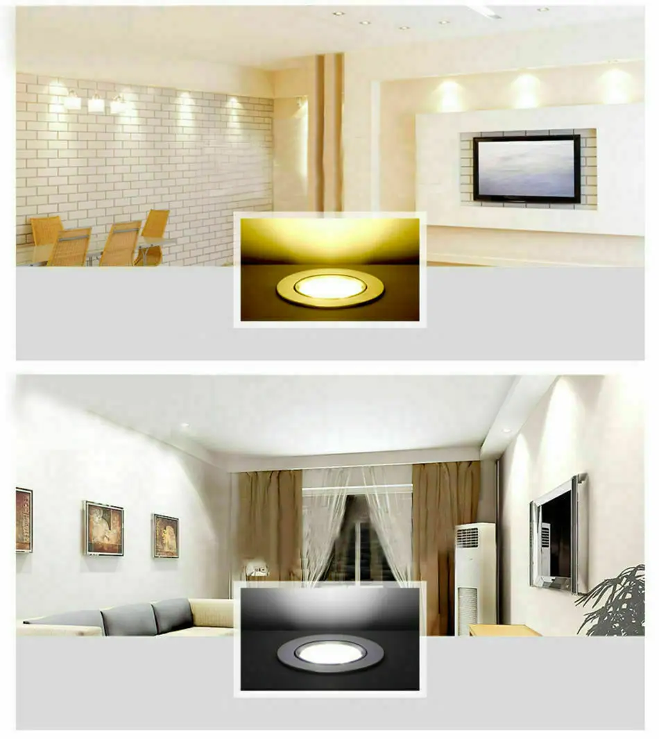 Точечный светодиод с регулируемой яркостью белый мини-светильник для шкафа 40 мм отверстие для резки утопленные потолочные светильники IP65 для ювелирные шкафы