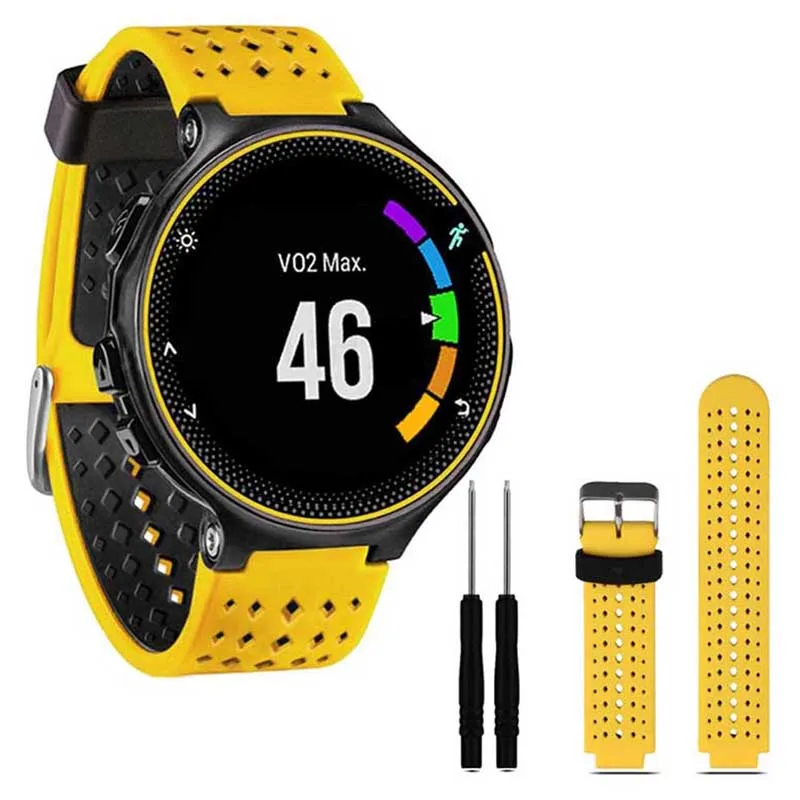 Силиконовый ремешок для часов браслет для Garmin Forerunner 735XT 220 230 235 620