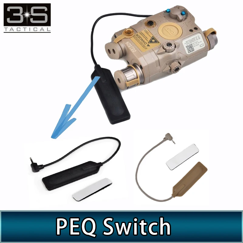 

Element Airsoft Remote Pressure Switch TD Scar Pocket Panel Switch Tail Control For Rail Picatinny 20mm For PEQ15 anpeq PEQ16