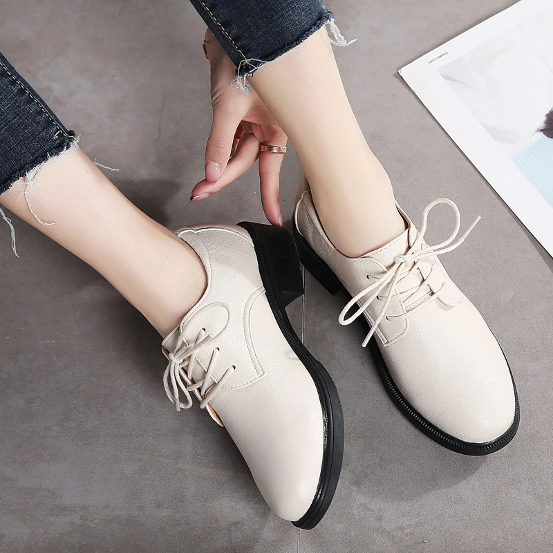 New Breathable Genuine Leather Flats Shoes Woman Sneakers Tenis Feminino Nurse Peas Flats Shoes Plus Size Women Shoes*862