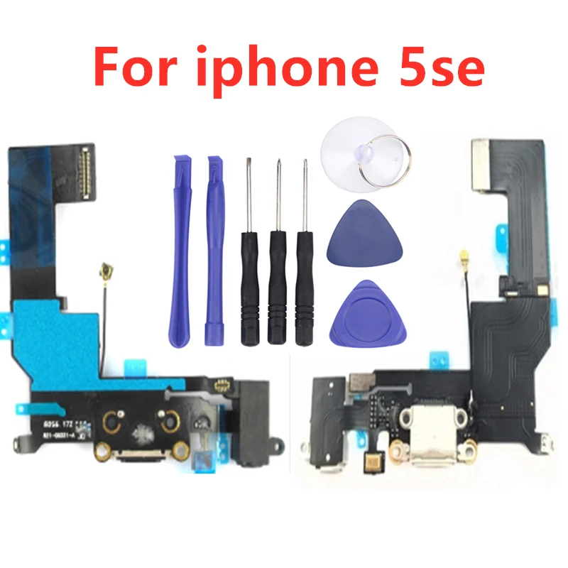 Для iPhone 5 SE Зарядка USB порт док станция разъем гибкий кабель для наушников аудио Flex