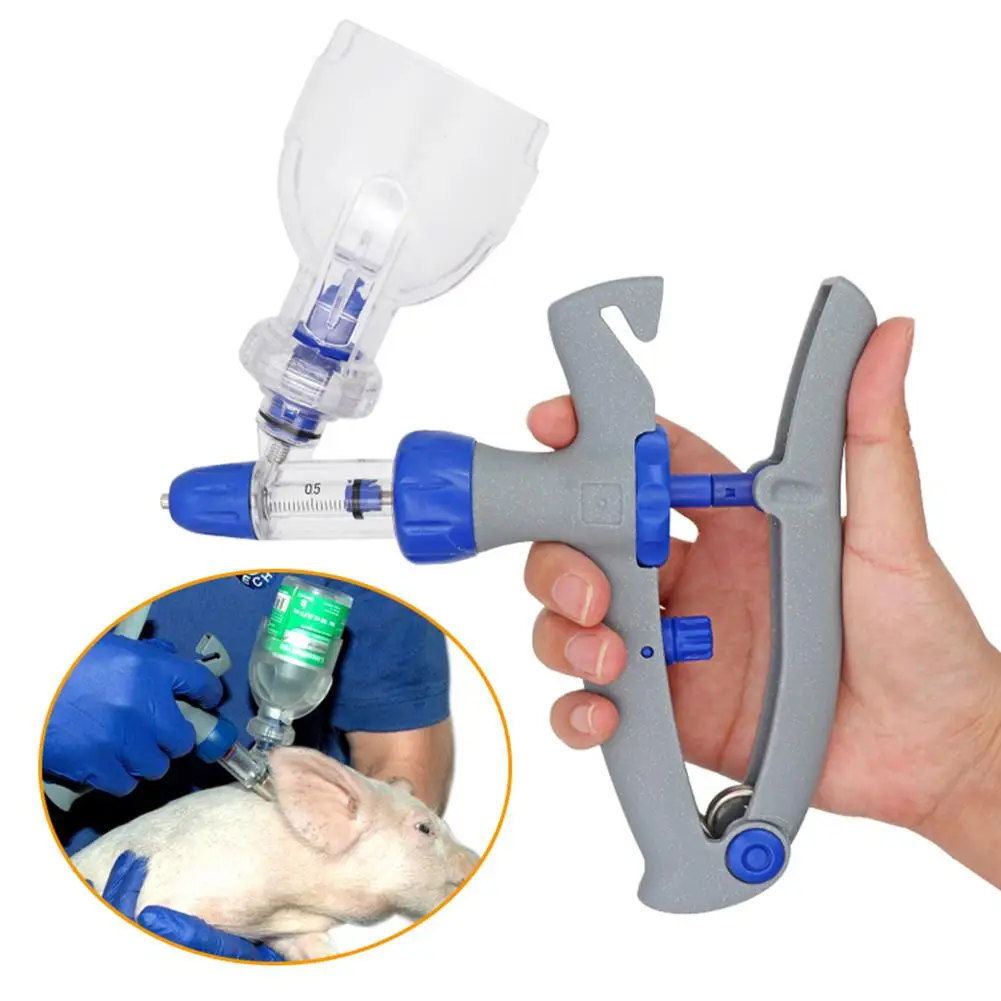 

1ml/2ml/5ml Syringe Continuous Injector Adjustable Automatic Vaccine Injection for Poultry