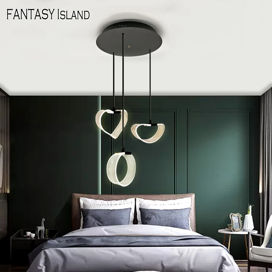 

Modern LED Chandeliers Nordic Pendant Lamp Lights Bar Chandelier Lighting Bedroom Ceiling Chandelier Light Fixures