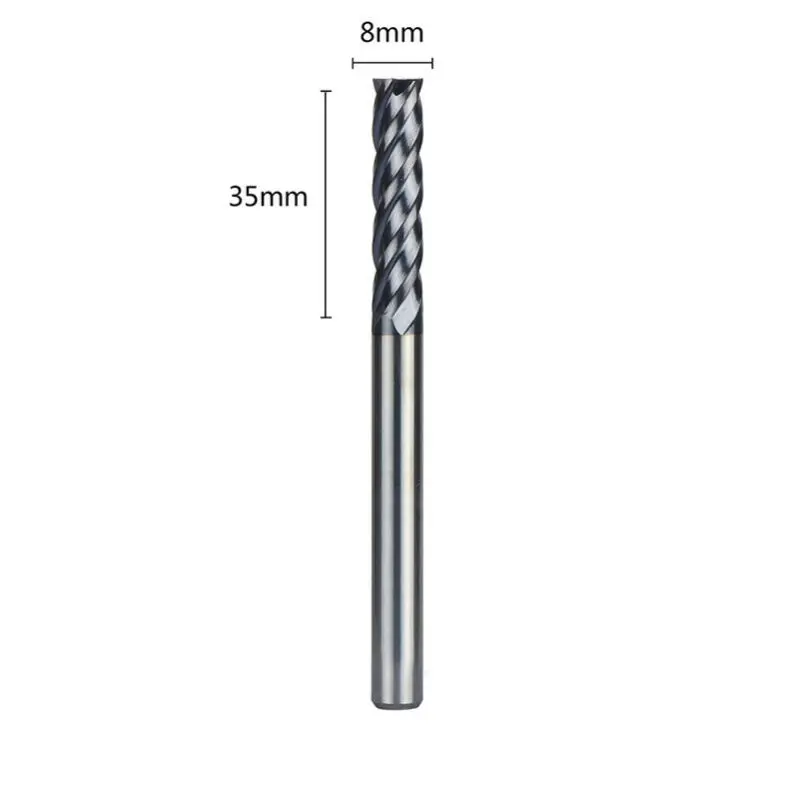 

5pcs Carbide End Mill Bits Cutting Diameter 8mm Shank Length 100mm CNC Milling Cutter New Arrival