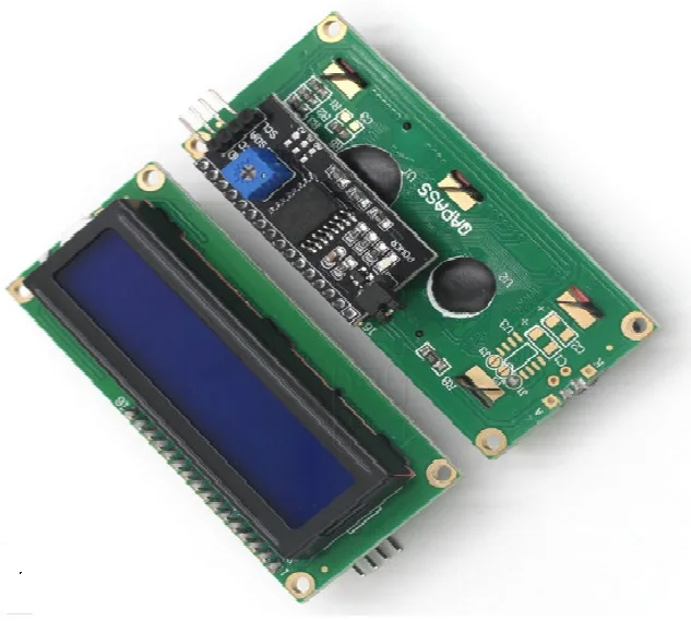 5V LCD 1602A 2 шт. = 1 16*2 1602 16x2 ЖК-дисплей желтый или синий дисплей HD44780 символьный +