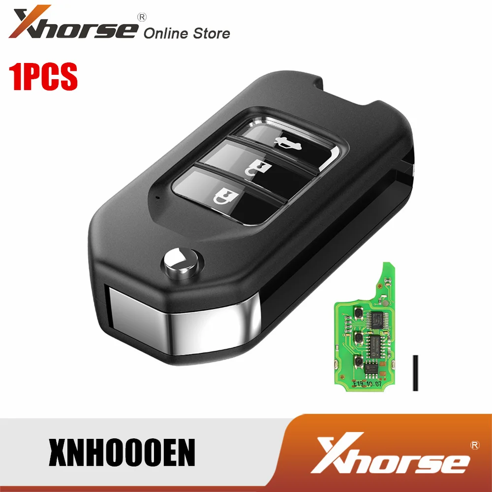 XHORSE XNHO00EN Fob 3 Buttons Wireless Universal Remote Key for Honda VVDI Mini Programmer afbeelding