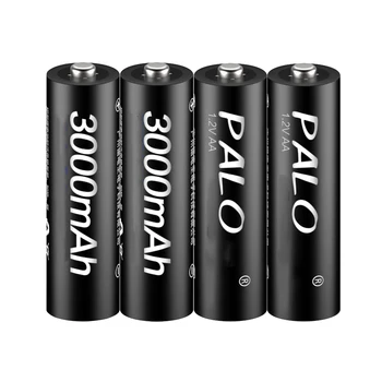 

4 Pcs 3000mAh 1.2V Ni-MH AA Battery USB Rechargeable Battery With Storage Box