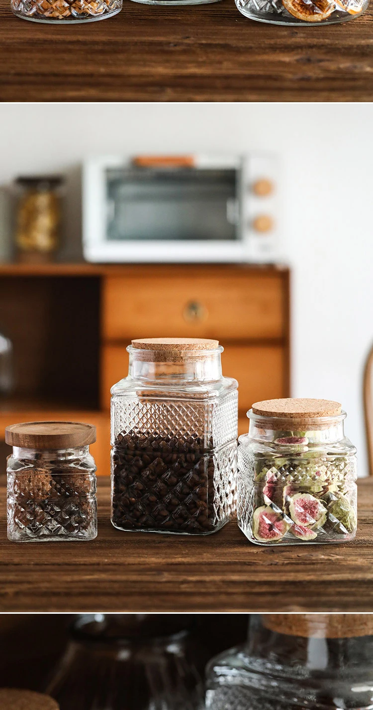 Em Relevo, Recipiente De Alimento, Decoração De Casa, De Madeira