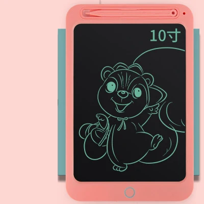 Детская игрушка для рисования, светодиодный многоразовый светильник для волшебной книги, набор для рисования планшета, развивающий Забавный детский подарок для детей, Прямая поставка - Цвет: XMJ-0043-10D-Pink