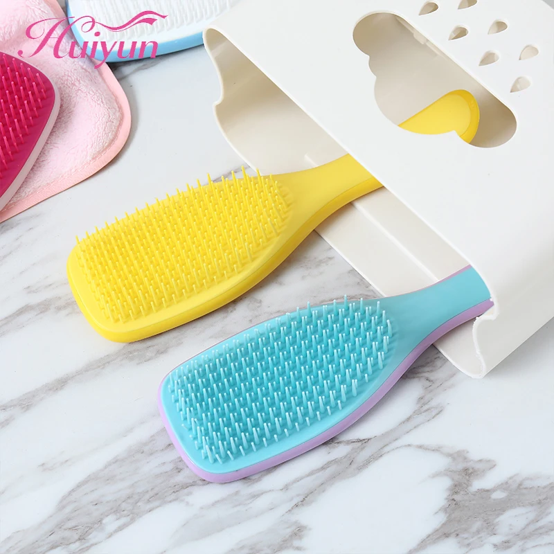Huiyun Magic Comb Anti-static Massage Hair Brush No Tangle Detangle Shower TT Combs For Salon Barber Styling Tools Hairdressing
