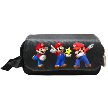 

New Super Mario PencilCase Kids Pen Box Fashion Cute Kids Gifts pen Holder Students Boys Girls Stationery Bag