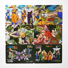 63 шт./компл. супер Dragon Ball-Z Heroes пастируемый боевой карты Ultra Instinct Goku Vegeta игровая коллекция карт