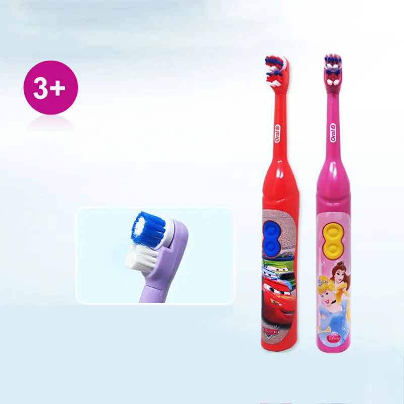 Oral B Electric Toothbrush for Children Magic Timer Gentle Oral Clean Rotary Vibration Soft Bristle Battery Powered Tooth Brush Oral B Electric Toothbrush for Children Magic Timer Gentle Oral Clean Rotary Vibration Soft Bristle Battery Powered Tooth Brush