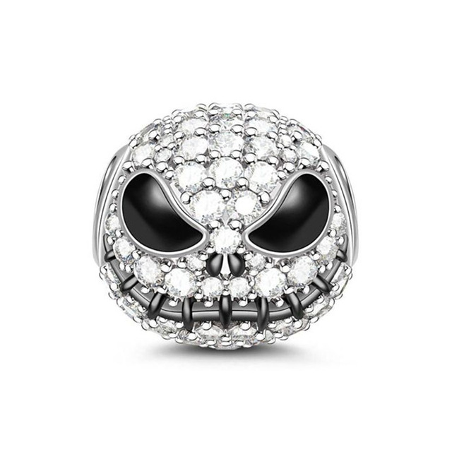 European  925 Sterling Silver Christmas Blue Moon Star Tree Halloween Skull Jack Beads Fit Original Pandora Charms Bracelet