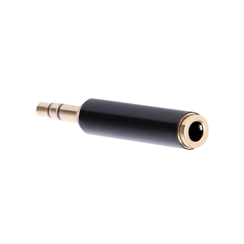 3.5mm TRS Male To Female TRRS Audio Stereo Adapter Connectors 3.5mm 3 Pole Male To 3.5mm 4 Pole Female Adapter