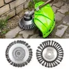 Steel Wire Wheel Garden Weed Brush Lawn Mower Grass Eater Trimmer Brush Cutter Tools Garden Grass Trimmer Head Weed Brush 1