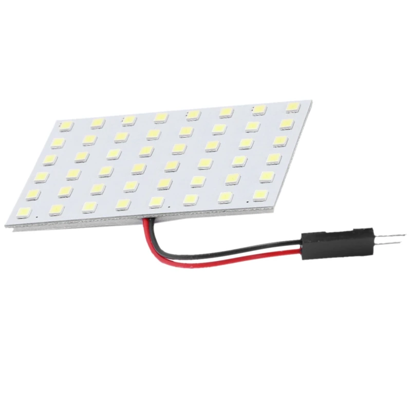 White 1210 SMD 48 LED Car Interior e Light Panel w T10 BA9S Festoon