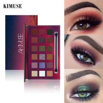 

KIMUSE 18 Colors Desert Star Eyeshadow Palette Matte Shimmer Waterproof Eyeshadow Smoky Make Up Cosmetic Maquillaje Eye Shadow